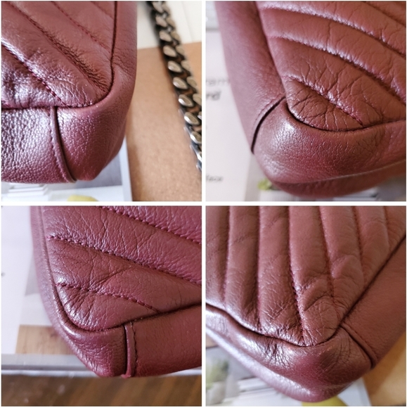 Saint Laurent Chevron Quilted Large College Bag - Picture 10 of 12